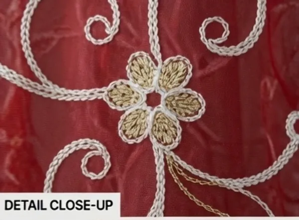 PRIMIUM_TISSUE_EMBROIDERY_CURTAINS.PACK_OF_FOUR_(4).CURTAINS.RED.