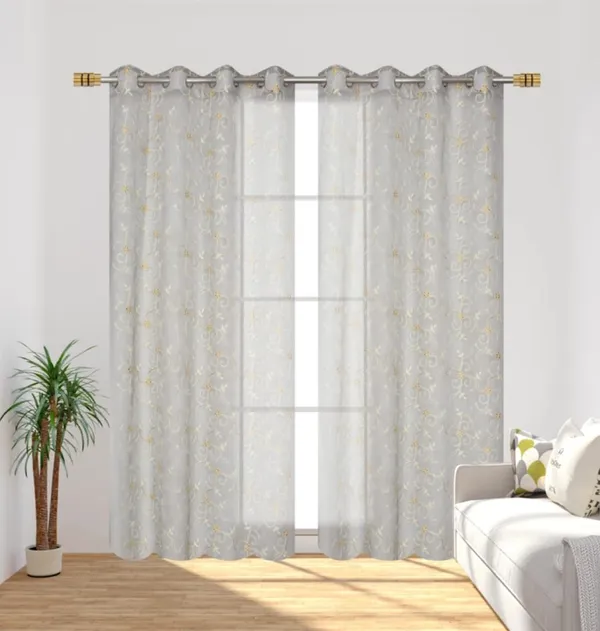 TISSUE_EMBROIDERY.PACK_OF_TWO_CURTAINS.GREY.