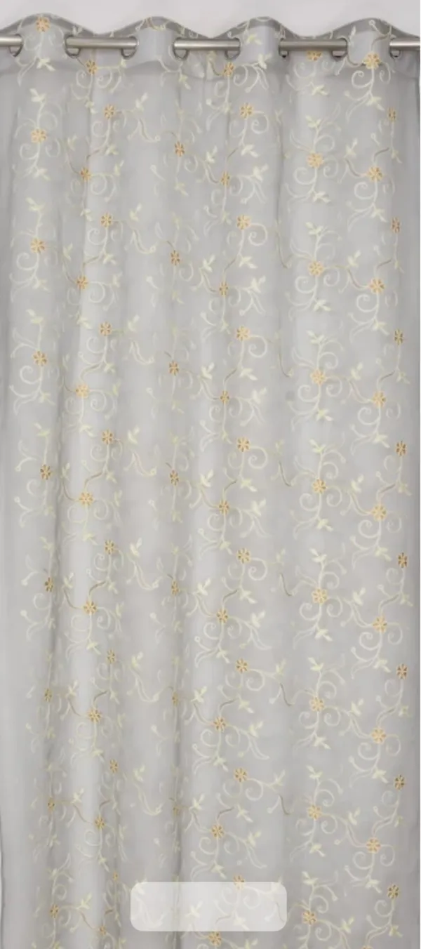 TISSUE_EMBROIDERY.PACK_OF_TWO_CURTAINS.GREY.
