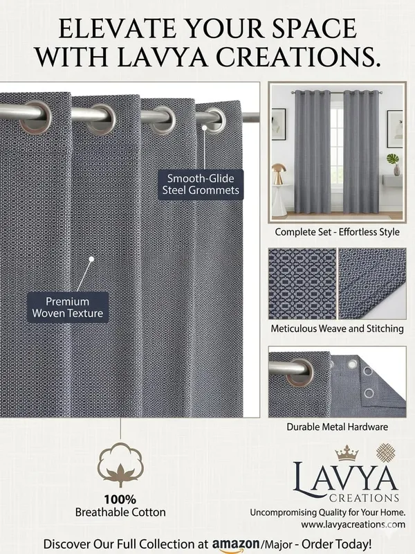 LAVYA_CREATIONS.PACK_OF_2.COTTON_CURTAIN.GREY
