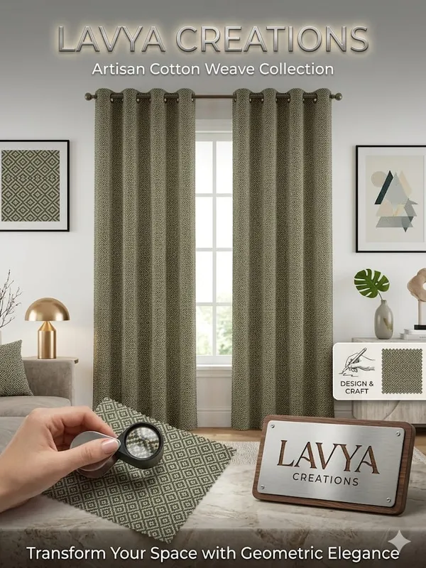 LAVYA_CREATIONS.PACK_OF_2.COTTON_CURTAINS.GREEN.
