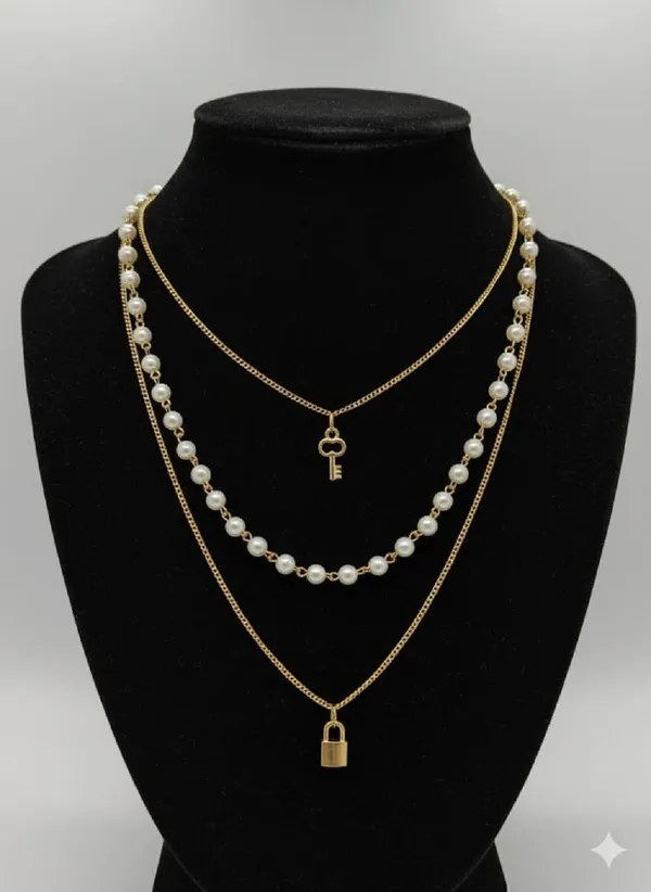 Abhimantrit_Gold_Metal_Premimum_Necklace_For_Women
