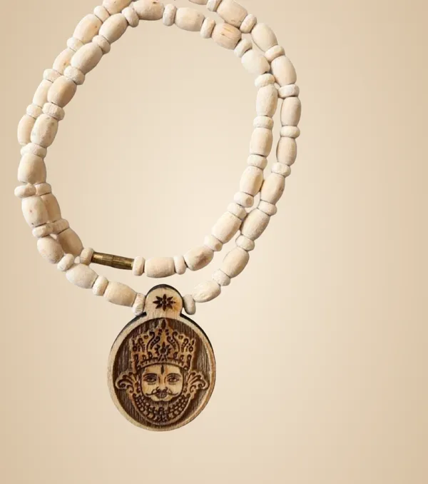Abhimantrit_Beige_Wood_Premimum_Necklace_For_Unisex