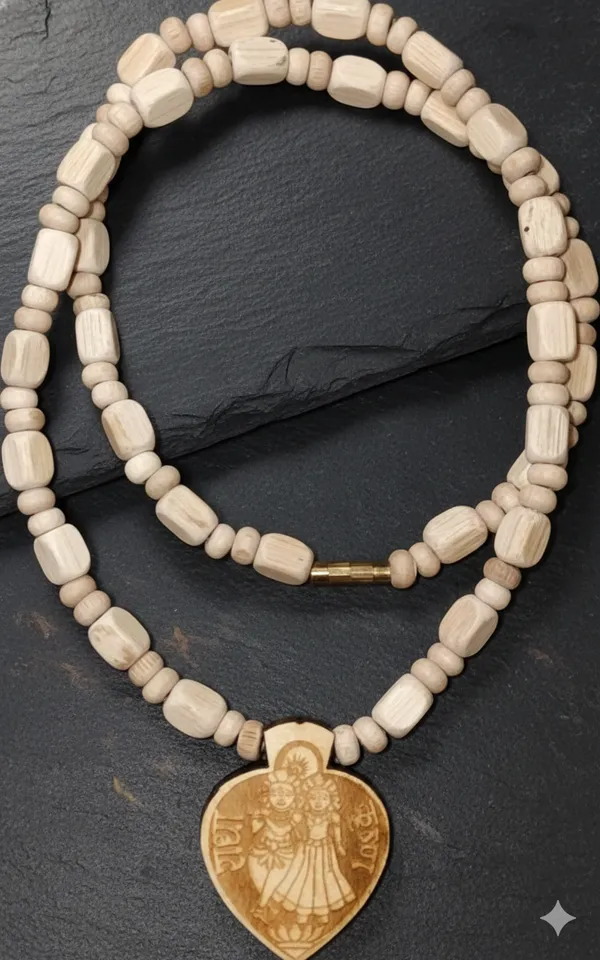 Abhimantrit_Beige_Wood_Premimum_Necklace_For_Unisex