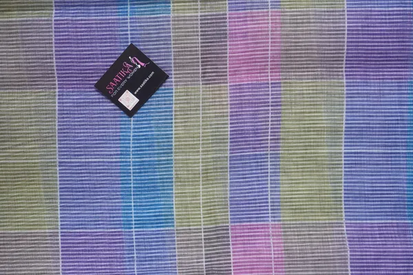 Multicolor_Big_Chex_Cotton_Printed_Light_Weight_Saree
