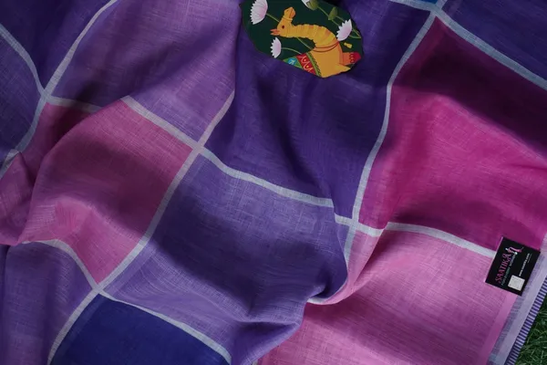 Multicolor_(_Blue_and_Pink_)_Cotton_Casual_Light_Weight_Printed_Saree