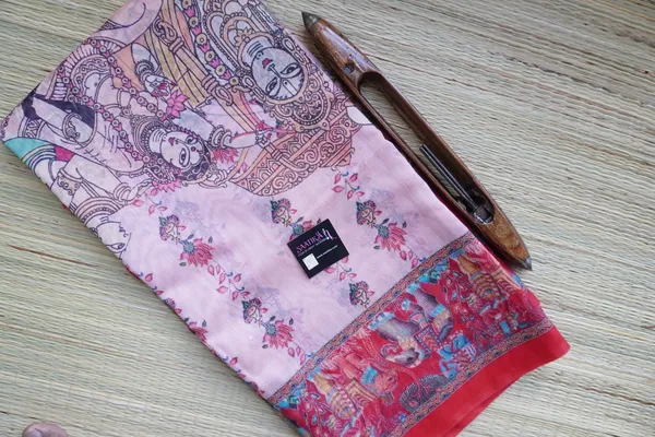 Blush_Pink_Base_color_Printed_Chanderi_Cotton_Saree