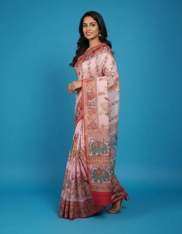 Blush_Pink_Base_color_Printed_Chanderi_Cotton_Saree