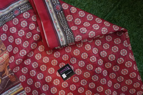 A_Vivid_color_Kalamkari_Kalamkari_Printed_Saree