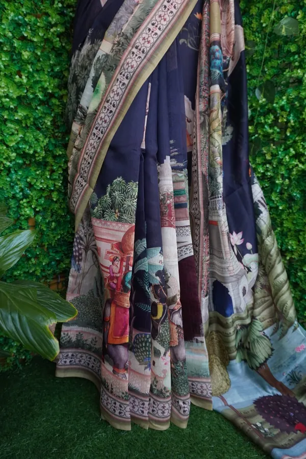 Kalamkari_Design_Printed_Cotton_saree