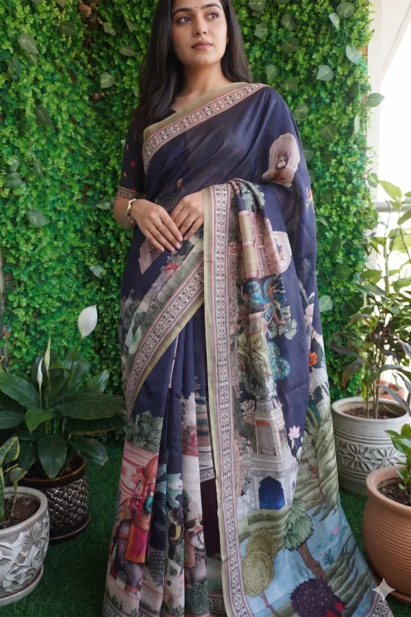 Kalamkari_Design_Printed_Cotton_saree