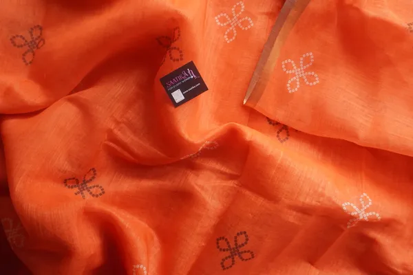 Orange_Colour_Cotton_Casual_Light_Weight_Saree_for_Women