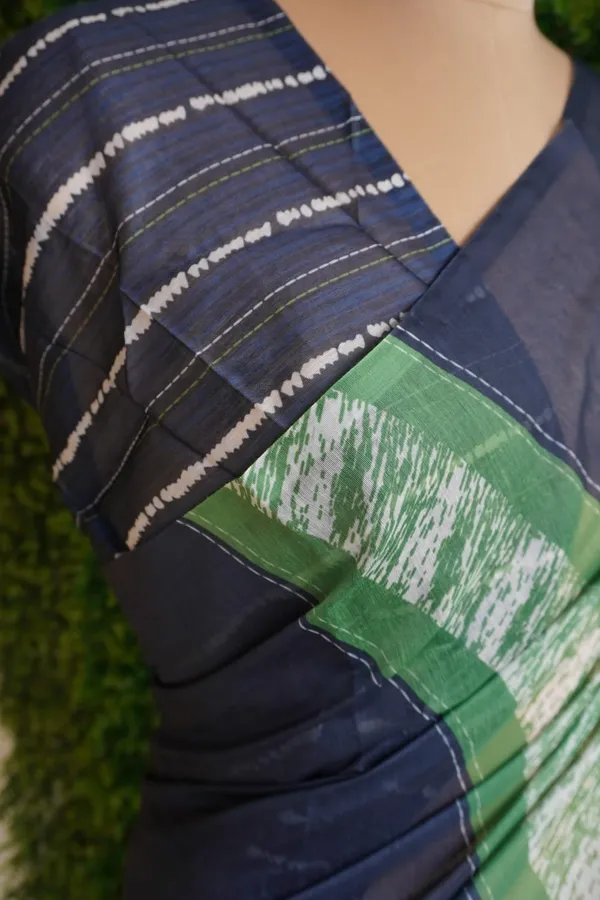 Dark_Blue_Chanderi_cotton_Printed_Saree