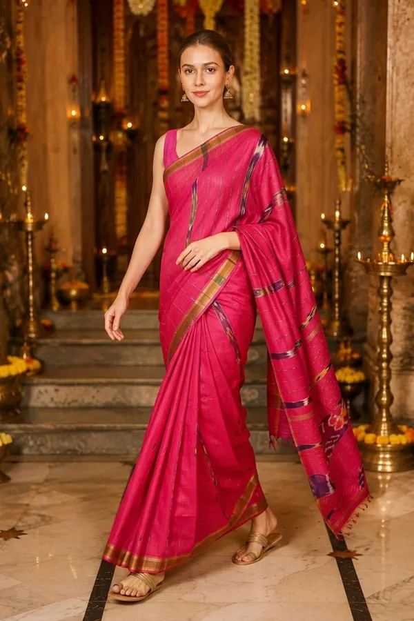 Handloom_Cotton_Sambhalpuri_Kotki_work_Saree
