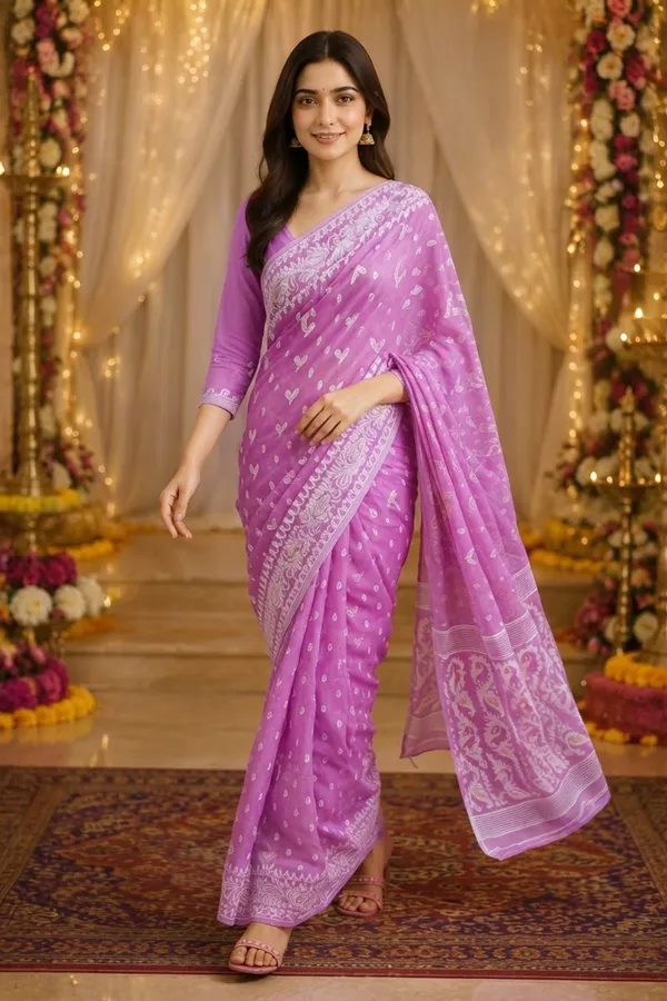 Handloom_Jamdani_Cotton_Saree