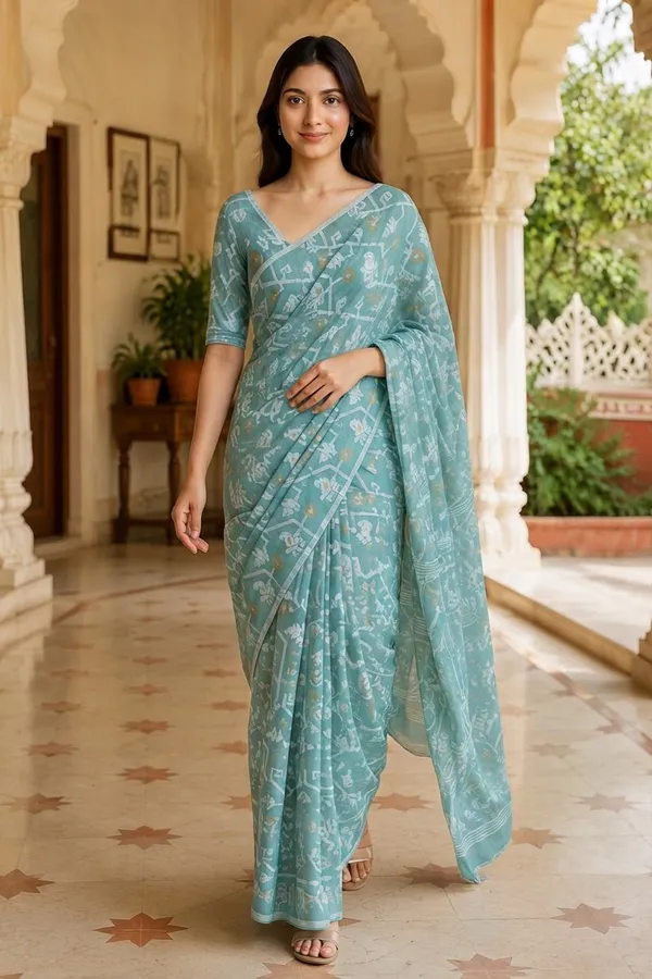 Handloom_Jamdani_Cotton_Saree