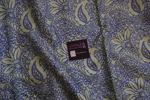 Blue_color_Beautiful_Printed_Tusshar_Silk_Saree_for_Women