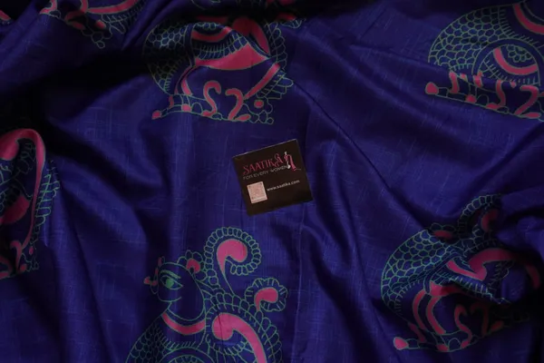 Blue_color_Beautiful_Printed_Tusshar_Silk_Saree_for_Women