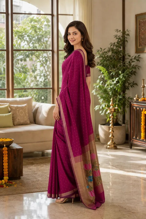 Bright_Maroon_color_Paithani_Pallu__Saree