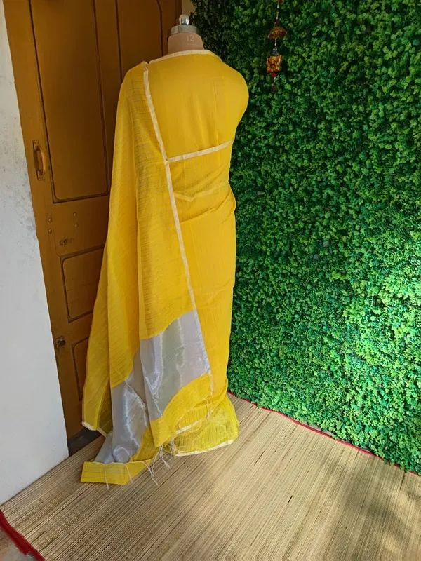 Yellow_color_Handloom_Bengal_Cotton_Saree