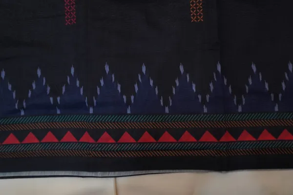 Navy_Blue_Chanderi_Cotton_Printed_Saree_
