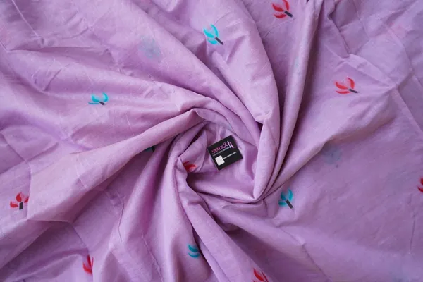 Mauve_color_Beautiful_Thread_Work_Soft_Cotton_Saree