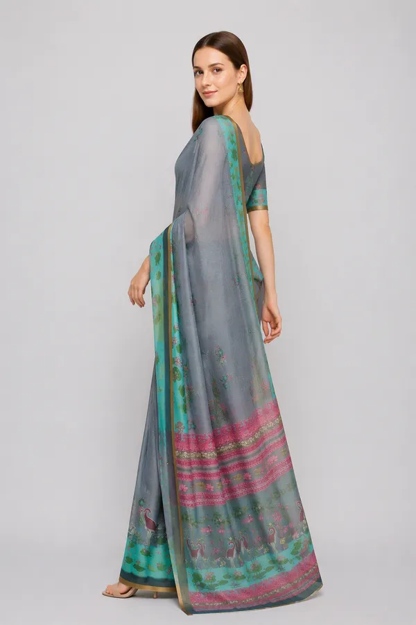 Grey_color_Cotton_Pichwai_Design_Printed_Casual_Light_Weight_Saree_for_Women