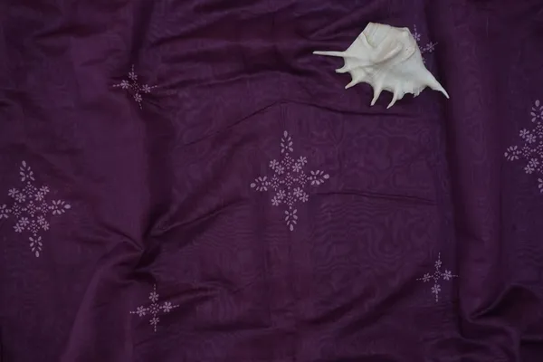 Violet_color_Printed_Chanderi_Cotton_Saree