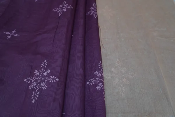 Violet_color_Printed_Chanderi_Cotton_Saree