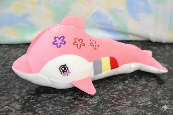 Pink_Dolphin_Spandex_Fabric_Plush_Toy