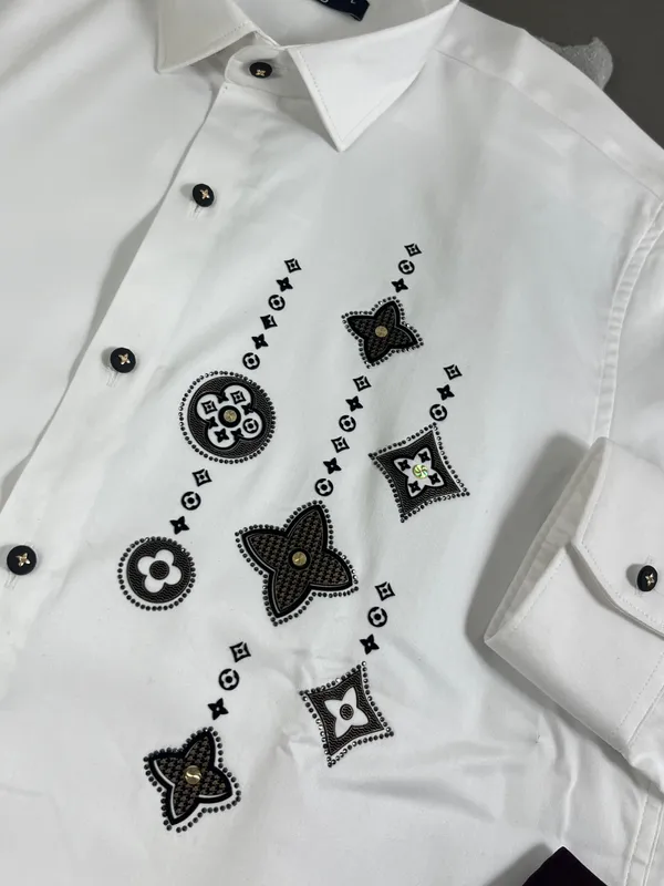 White_Cotton_Slim_Fit_Shirt_For_Men