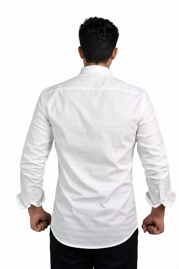 Men’s_White_Textured_Cotton_Shirt_|_Premium_Solid_Formal_&_Casual_Shirt_for_Men