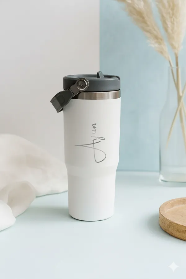 White_Stainless_Steel_Trending_Tumbler_With_Handle_For_Unisex