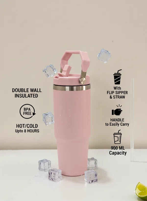 Pink_Stainless_Steel_Trending_Tumbler_With_Handle_For_Unisex