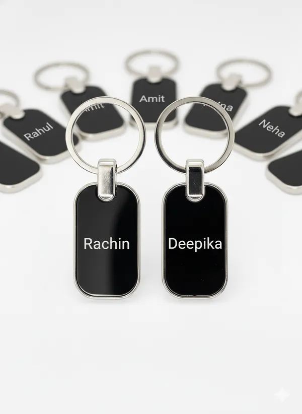 Black_Metal_Keychain_Pack_Of_2_For_Unisex
