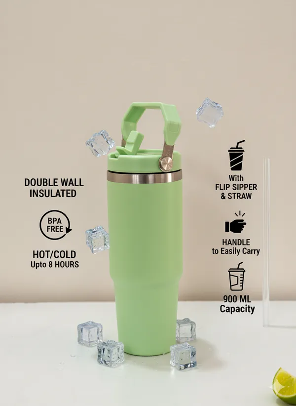 Pastel_Green_Stainless_Steel_Trending_Tumbler_With_Handle_For_Unisex