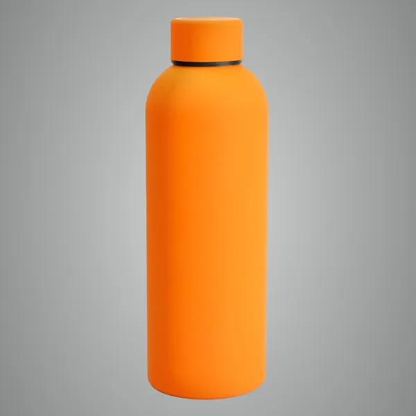 Orange_Stainless_Steel_Rubber_Coated_750_Ml_Bottle_For_Unisex