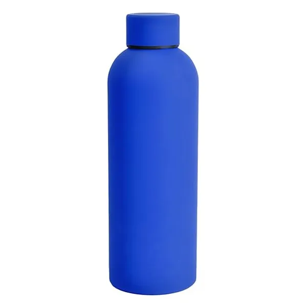 Blue_Stainless_Steel_Rubber_Coated_Flask_Bottle_For_Unisex