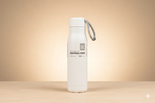White_Stainless_Steel_Flask_Sports_Bottle_With_Rope_For_Unisex