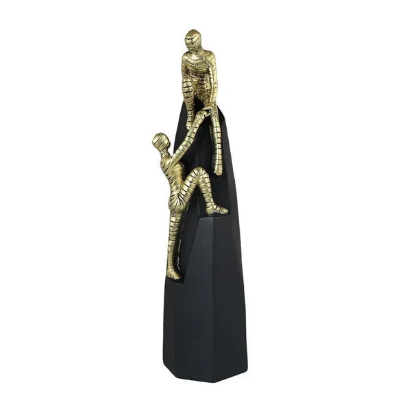 Golden_Mummy_Statue_-_Egyptian_Mummy_Figurine_-_Black_Base_-_Home_Decor