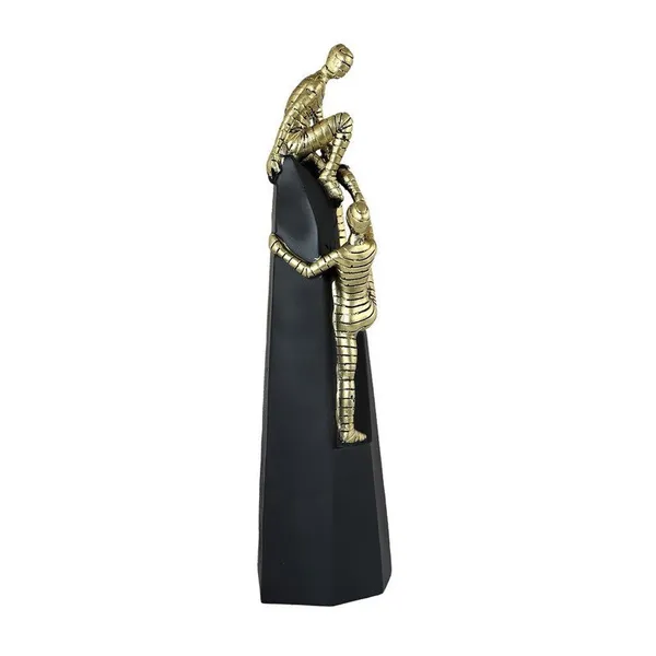 Golden_Mummy_Statue_-_Egyptian_Mummy_Figurine_-_Black_Base_-_Home_Decor