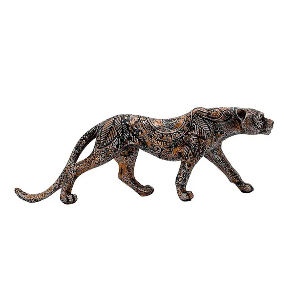Intricately_Carved_Metal_Leopard_Sculpture_-_Elegant_Jungle_Cat_Figurine_for_Home_&_Office_Decor