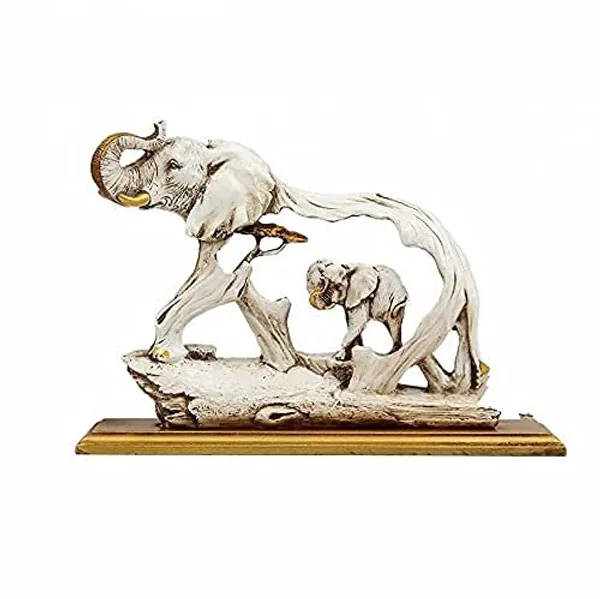 Artistic_Resin_Elephant_Sculpture_-_Elegant_Elephant_Figurine_for_Home_&_Office_Decor