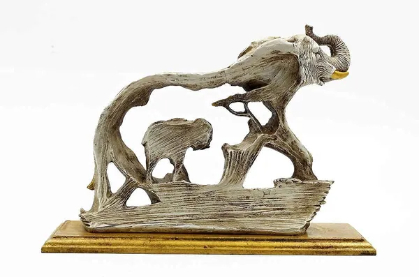Artistic_Resin_Elephant_Sculpture_-_Elegant_Elephant_Figurine_for_Home_&_Office_Decor