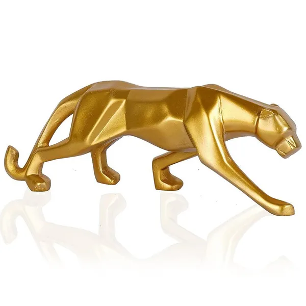 Modern_Gold_Panther_Sculpture_-_Sleek_Resin_Animal_Figurine_for_Home_&_Office_Decor