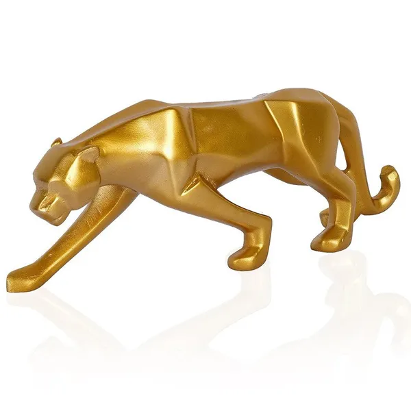 Modern_Gold_Panther_Sculpture_-_Sleek_Resin_Animal_Figurine_for_Home_&_Office_Decor