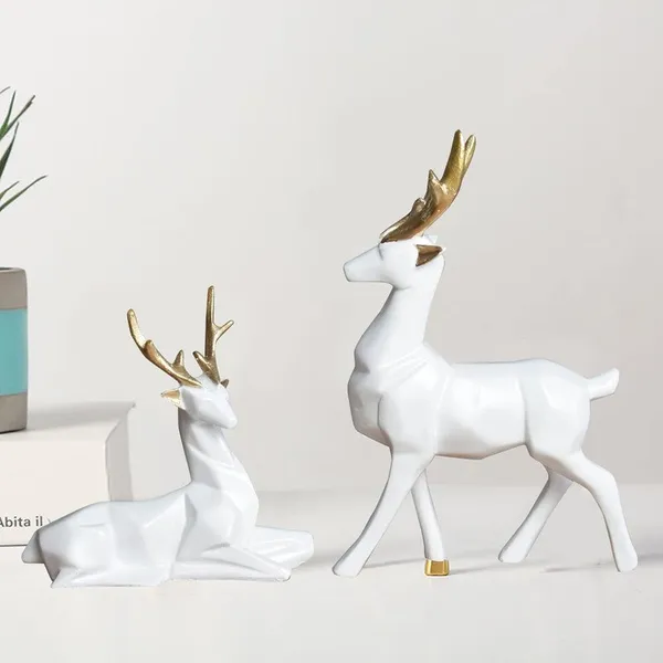 Elegant_White_&_Gold_Deer_Figurine_Set_-_Modern_Resin_Antler_Sculptures_for_Home_Decor
