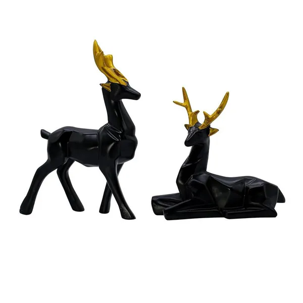 Elegant_Black_Deer_Statues_with_Golden_Antlers_-_Perfect_Home_Decor_for_Modern_Living_Spaces