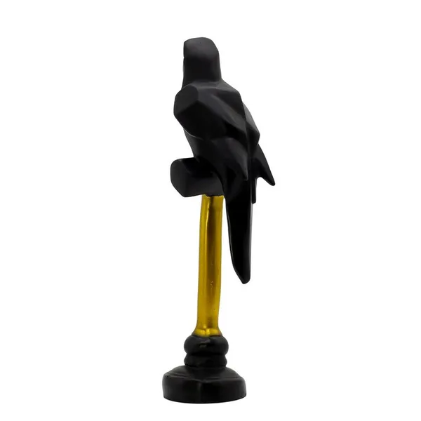 Elegant_Black_Parrot_Sculpture_with_Gold_Accents_-_Unique_Home_Decor_Piece