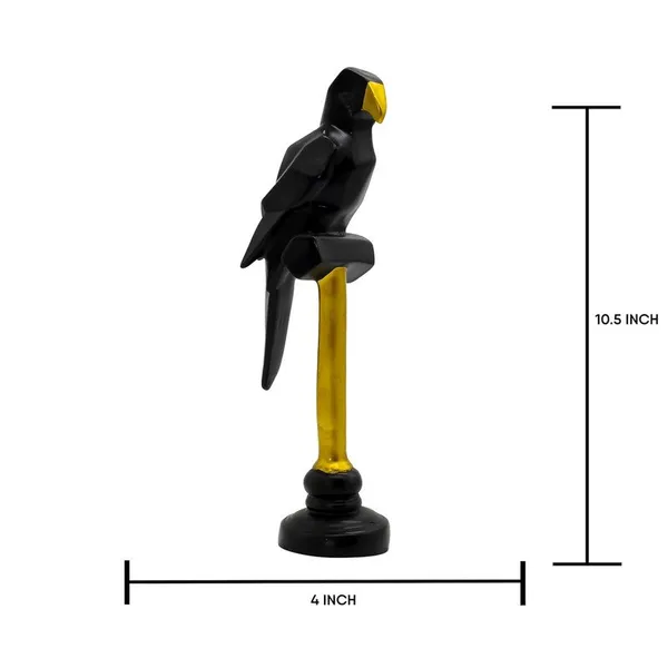 Elegant_Black_Parrot_Sculpture_with_Gold_Accents_-_Unique_Home_Decor_Piece